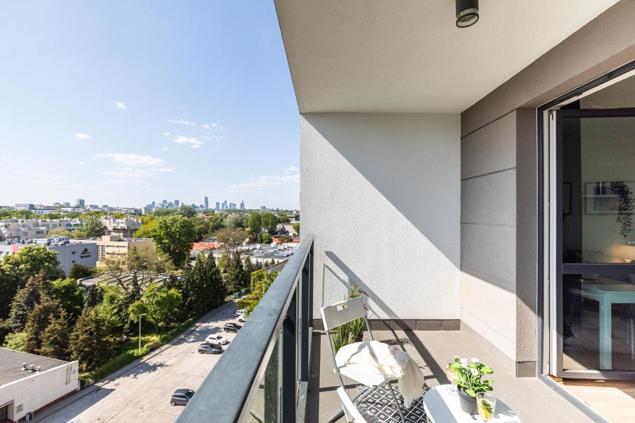 Superapart Kierbedzia Warschau Buitenkant foto